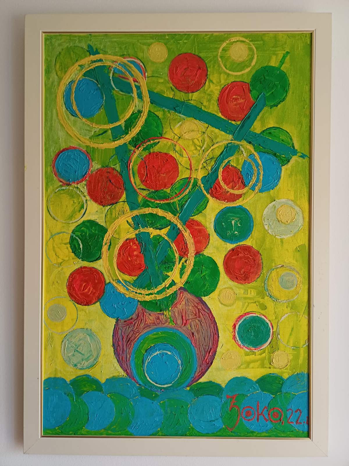 Polyform Tribute to Van Gogh's Sunflowers